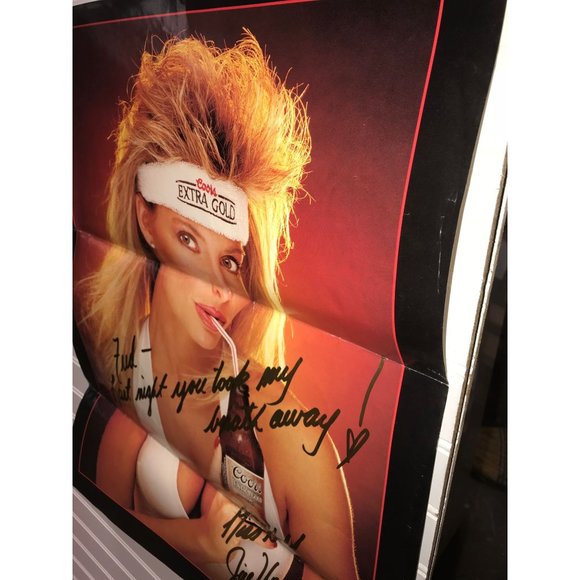 Jill Thompson Miss Gold Beer Poster "Last night you took my breath away! - Picture 6 of 11